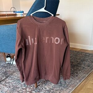lululemon athletica women’s Chocolate Crewneck Sweater